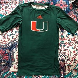 University of Miami Adidas DriFit
